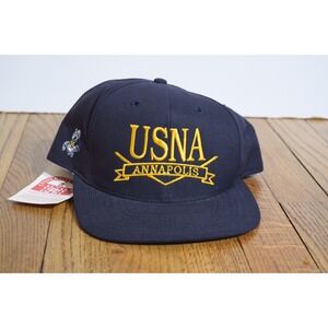 Vintage Rare Naval Academy USNA Annapolis Men's Snapback Hat NWT